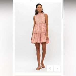 Oliphant Sonoma Ruffle Tiered Cotton Dress - - Size XS